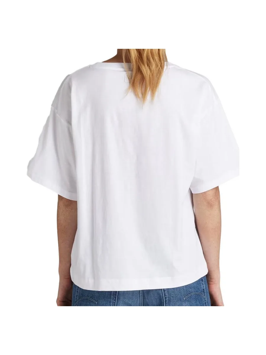 T-shirt Blanc Femme G-Star Raw D23357 3