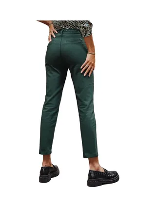 Pantalon Vert Foncé femme Freeman Porter Claudia Polyneo 2