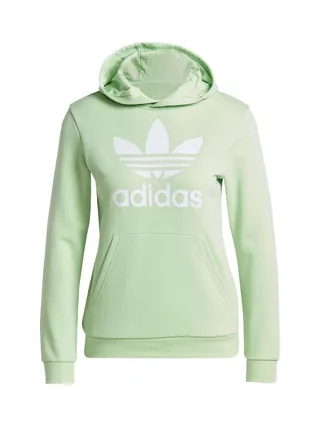 Sweat Vert Garçon Adidas Trefoil Hoodie 1