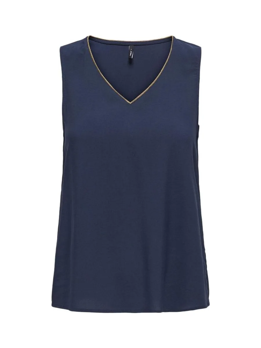T-Shirt Marine/Doré Imprimé Femme Only Onlselina 1