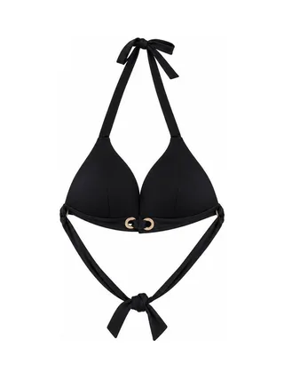 Haut de Maillot de bain Noir Femme Grain de Sable Line 2