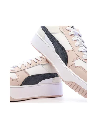 Baskets Blanc/Rose/Noir Femme Puma Carina Street 7
