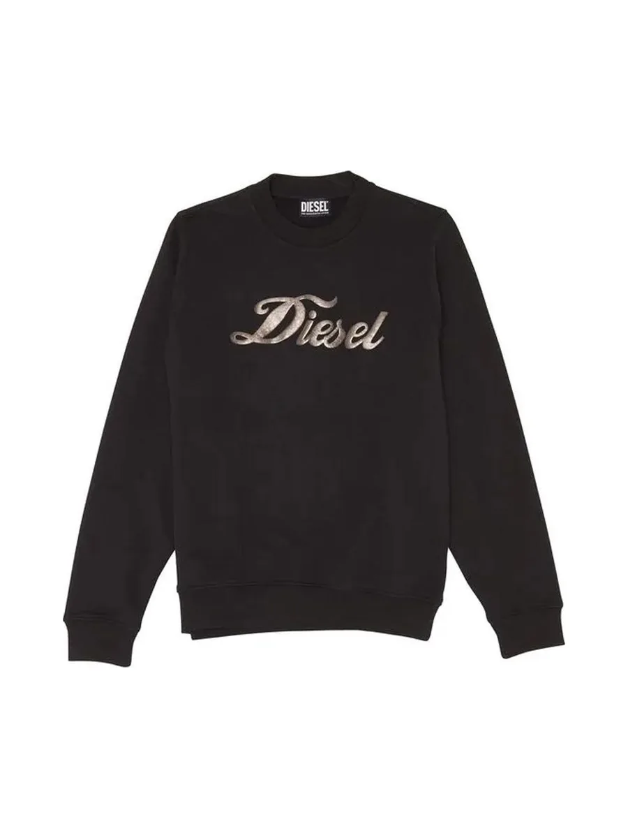 Sweat Noir Femme Diesel Felpa 2