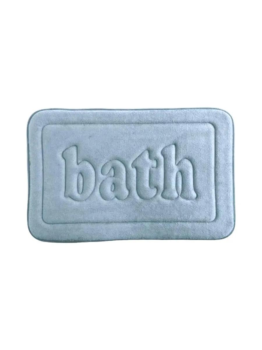 Tapis Bleu Utility Mémoire De forme 40x60 2