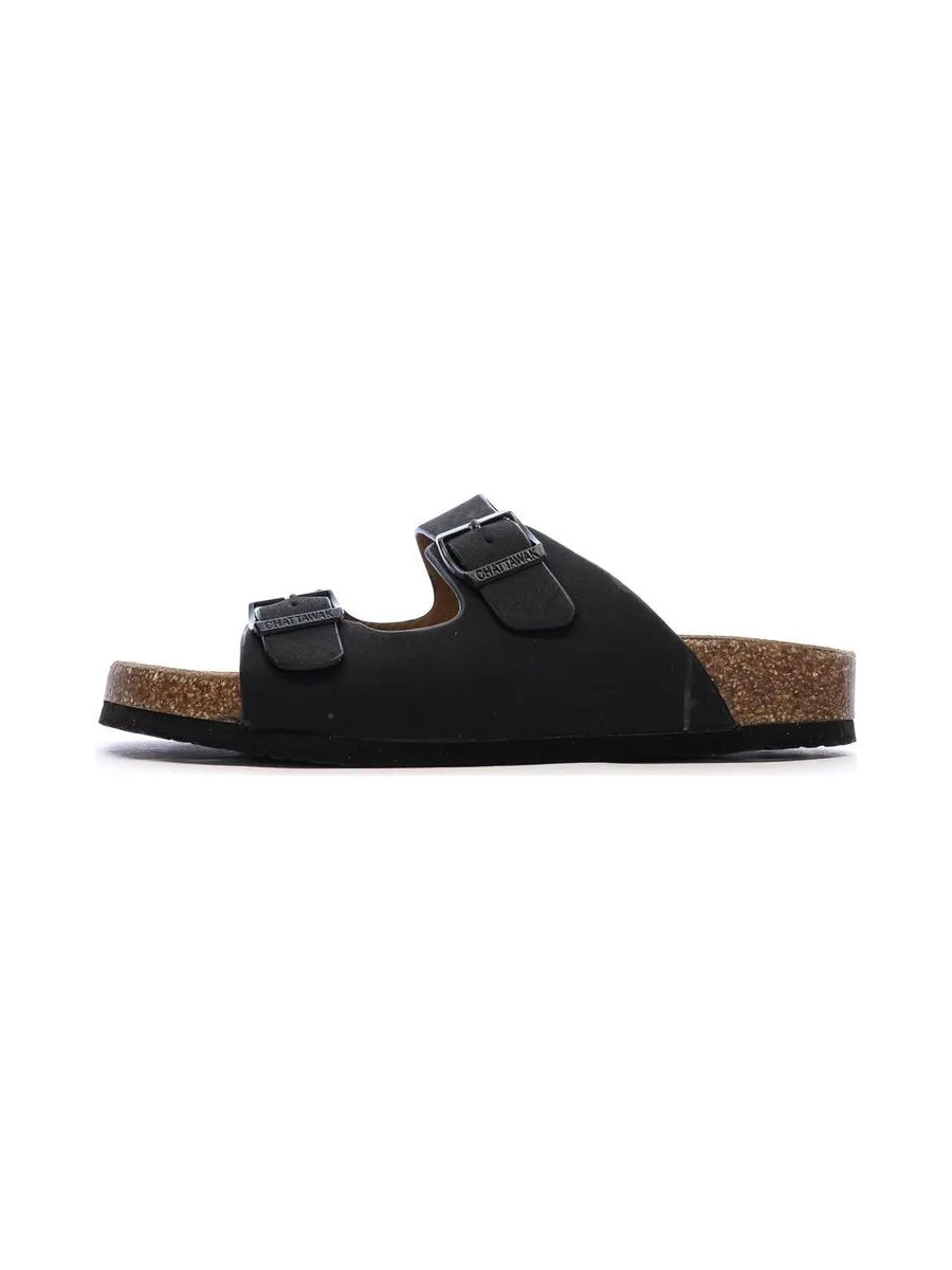 Sandales Noires Femme Chattawak Orphée 1