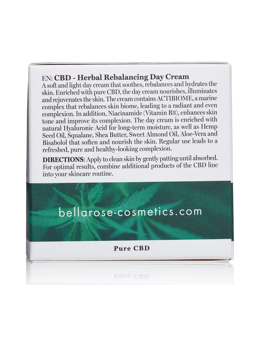 Crème de jour rééquilibrante Herbal CBD 5