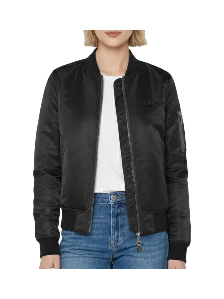 Bomber Noir Femme Schott Femme JET17W 2