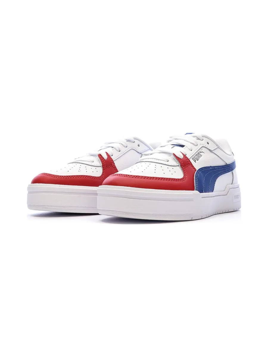 Baskets Blanches/Bleues Garçon Puma Ca Pro Block 7
