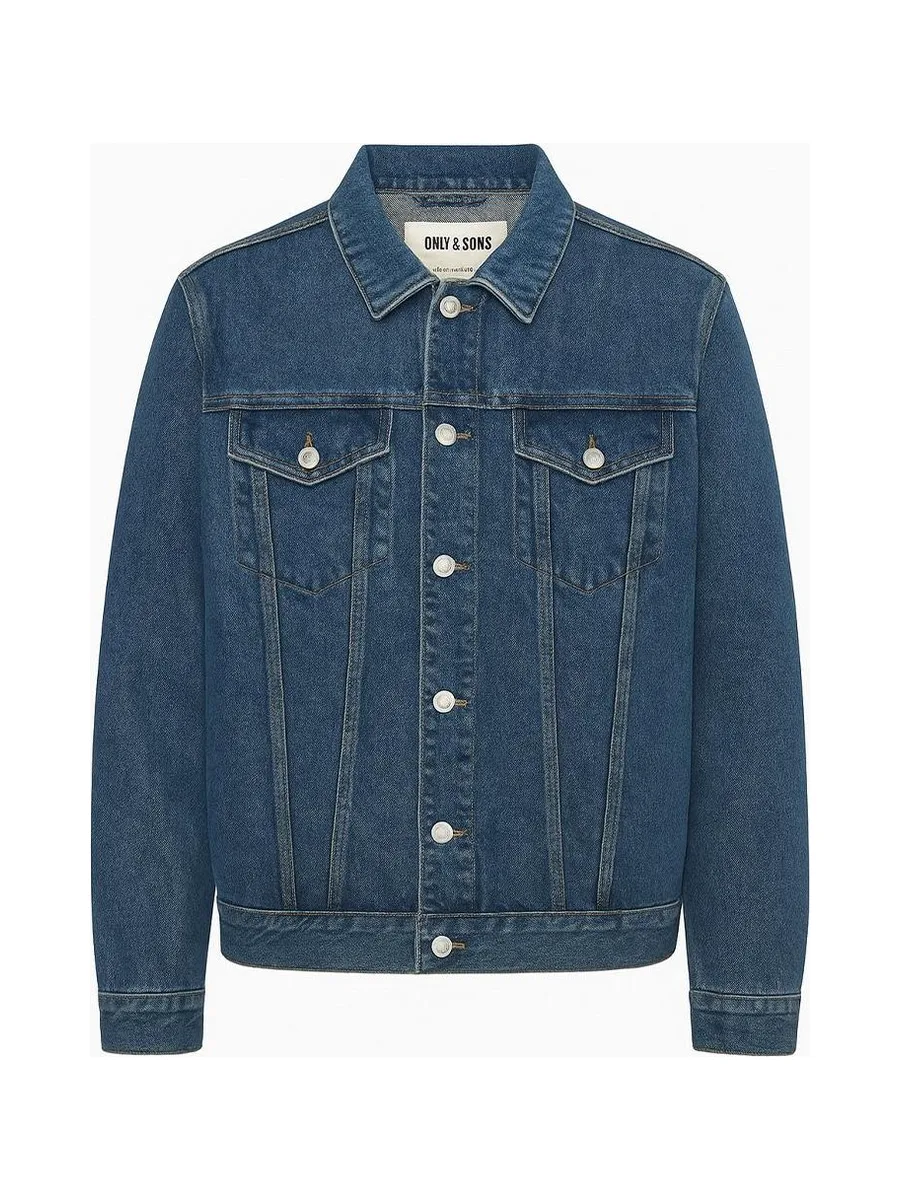 Veste en Jean Bleu Homme Only & Sons Zach 2