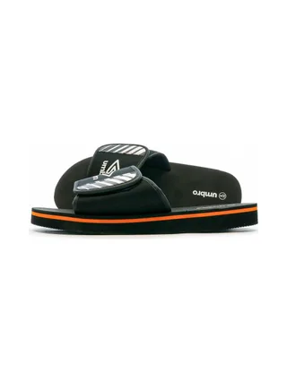 Claquettes Noir/Orange Homme Umbro Remo 1