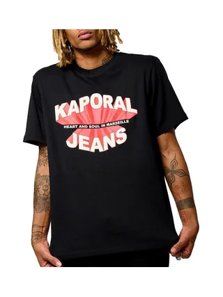 T-shirt Noir Homme Kaporal Theom 1