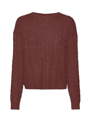 Pull Bordeaux Femme Vero Moda Tilda 1