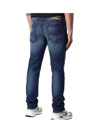 Jean Bleu Foncé Délavé Homme Diesel Buster A00893 2