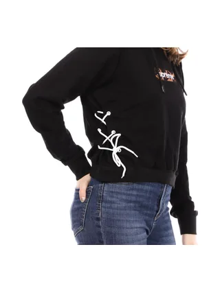 Sweat à capuche Noir Femme Supreme Grip Wild 3