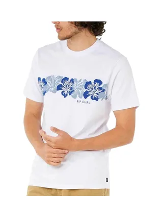 T-Shirt Blanc Homme Rip Curl Hibiscus 1