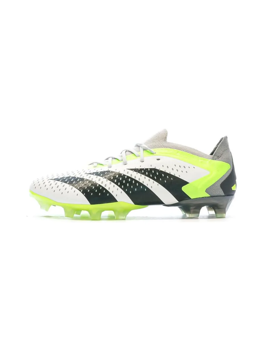 Chaussures de foot Blanc/Vert football Homme Adidas Predator Accuracy.1 L AG 2