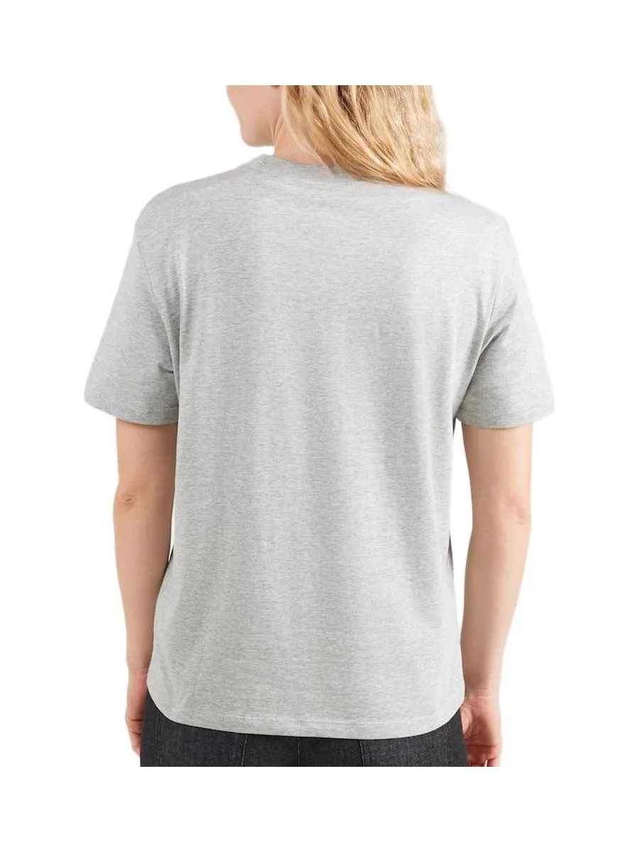 T-Shirt Gris Femme Calvin Klein Jeans Varsity 3