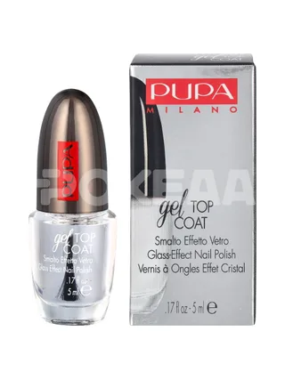 Pupa Lasting Color Gel Glass Effect Nail Polish 5ml - Gel Top Coat 1