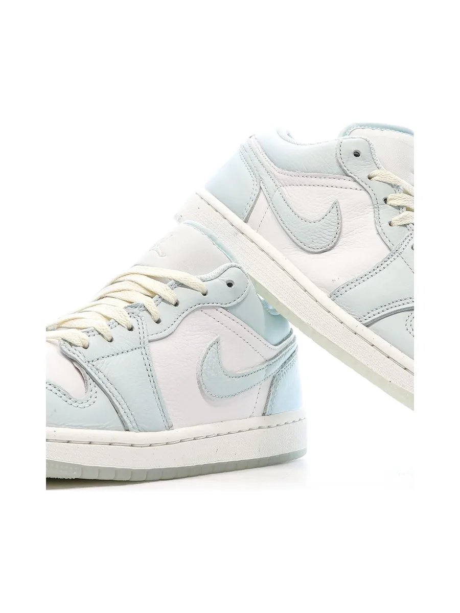 Baskets Bleu Clair/Écru Homme Nike Air Jordan 1 Low 7