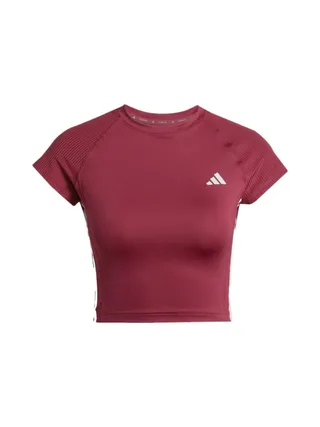 T-Shirt Bordeaux Femme Adidas Hyglm 3