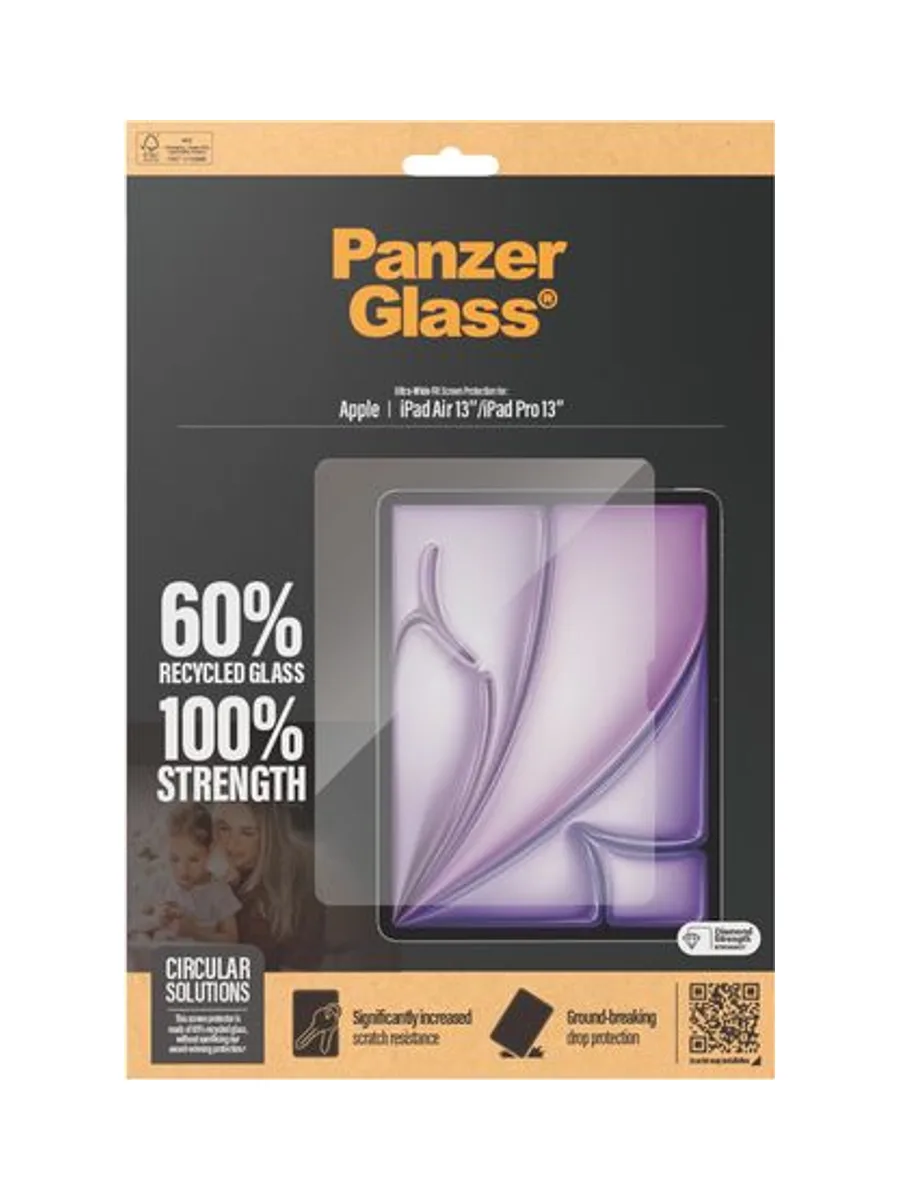 PanzerGlass ® Screen Protector iPad Air 13'' (2024-2026) | iPad Pro 13'' (2024-2025) | Ultra-Wide Fit 3