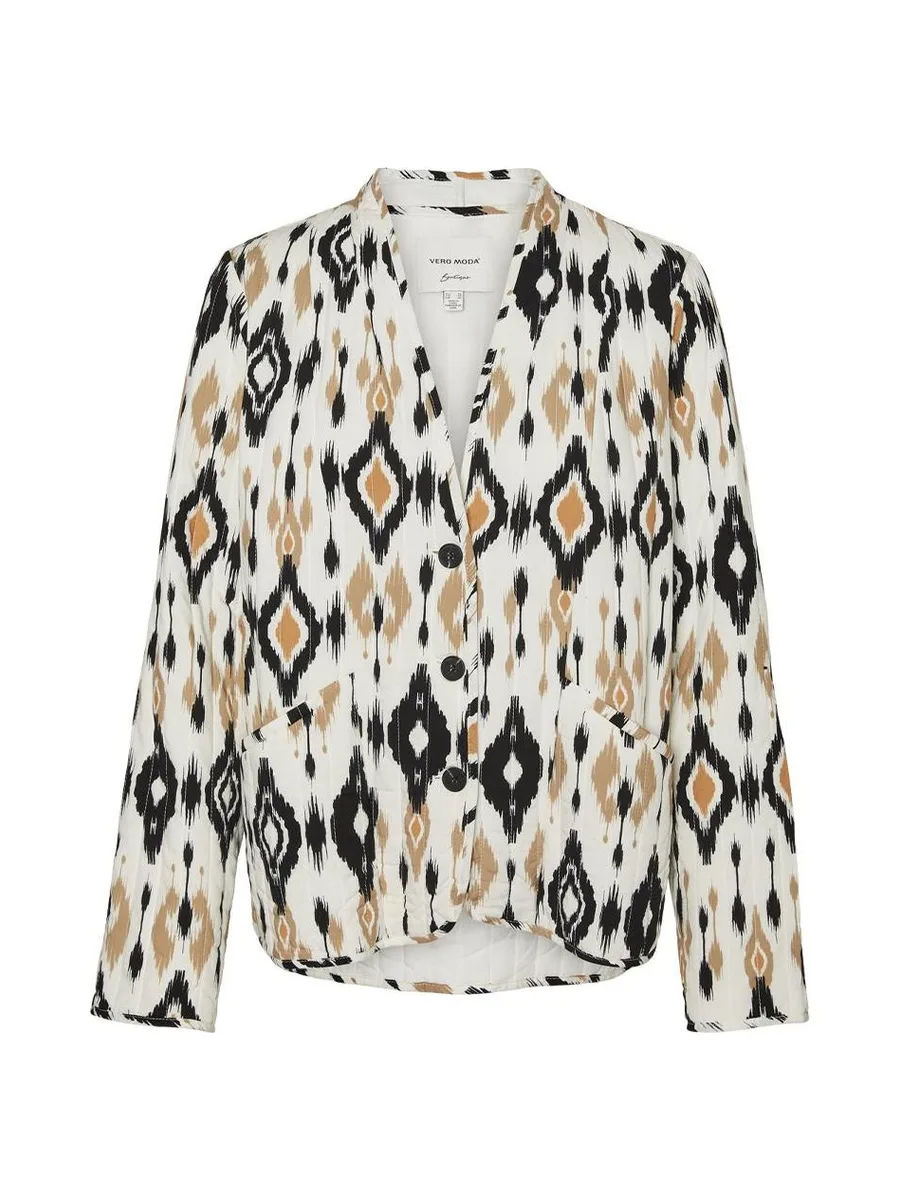 Veste Blanche/Noir Femme Vero Moda Mille Magda 1