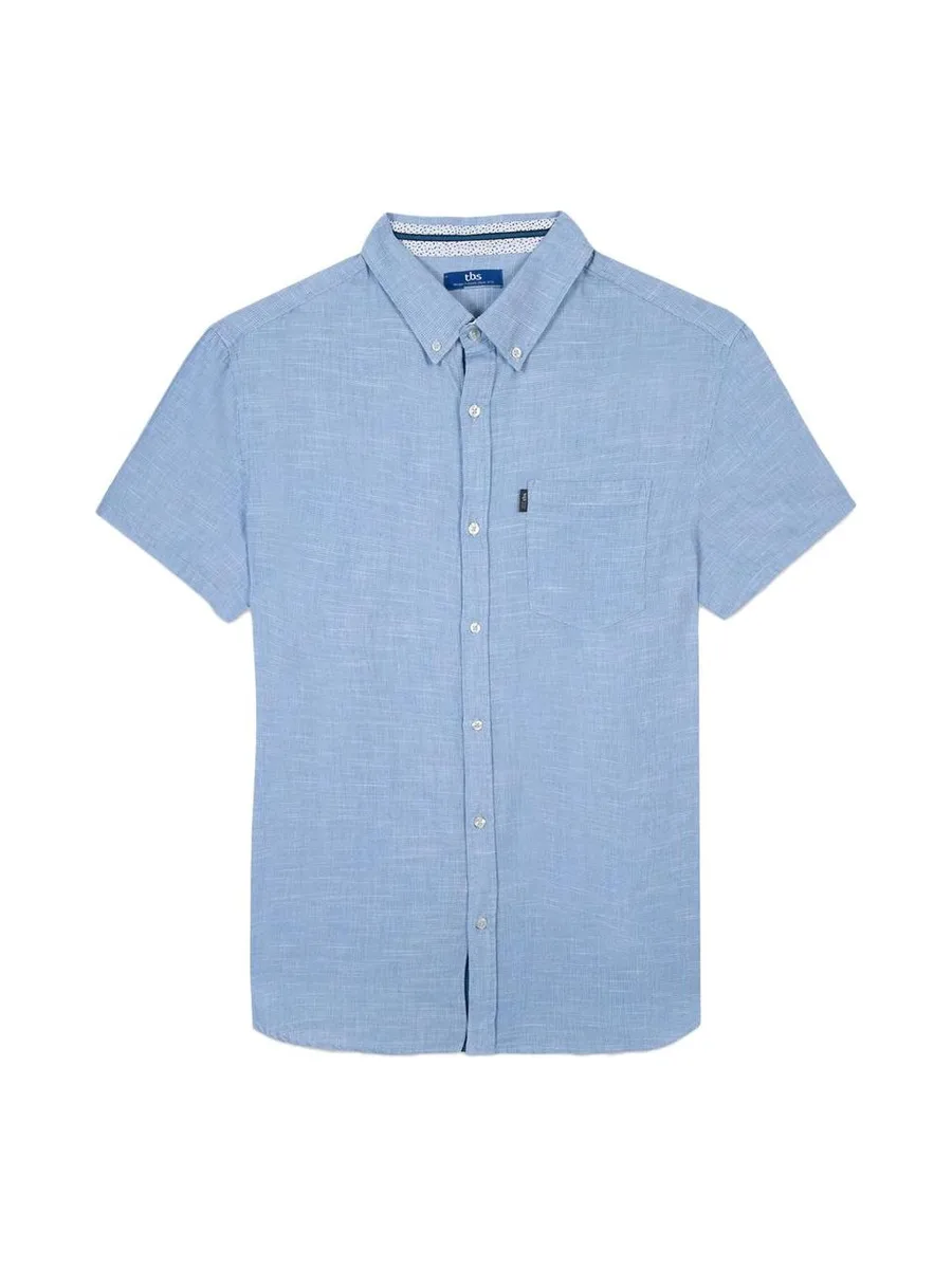 Chemise Bleu Homme TBS CALELCHA 2