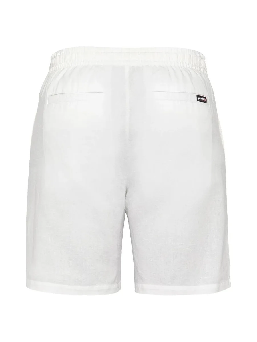 Short Blanc Homme Schott Lin SHINE 3