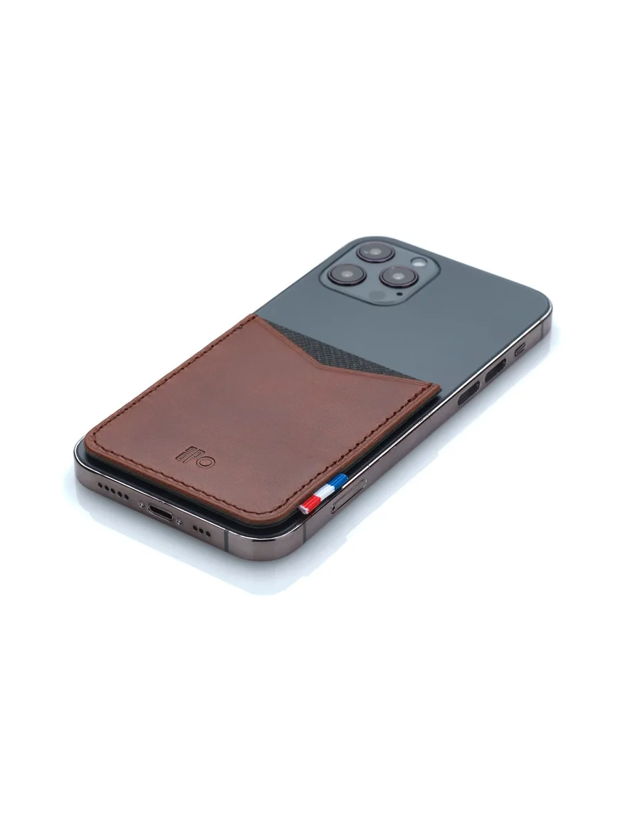 RAPH - Porte-cartes adhésif pour smartphone en liège - Naturel 8