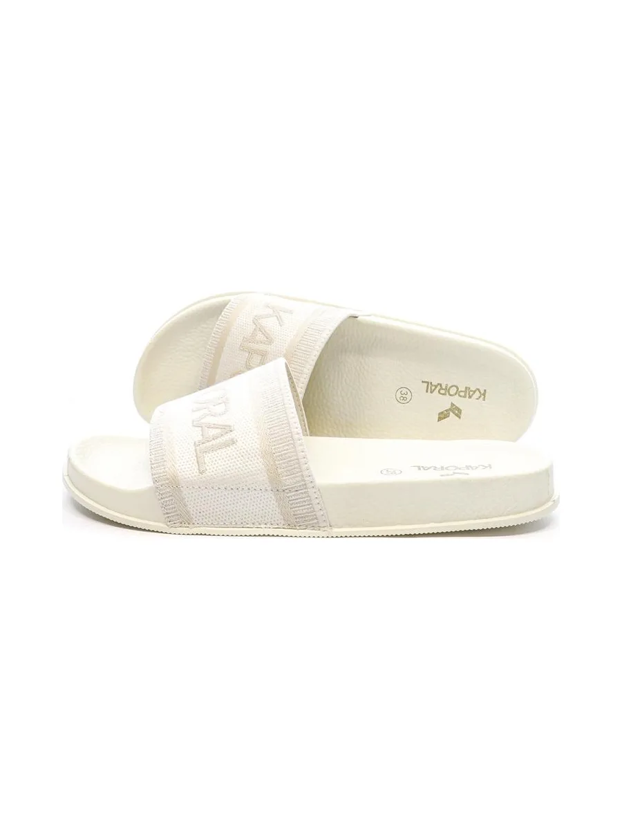 Claquettes Beige Femme Kaporal Tapioca 2