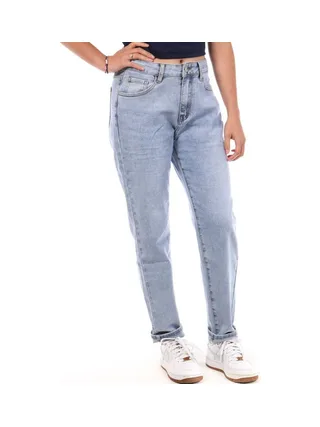 Jean Slim Bleu Femme Monday Premium Mom 1