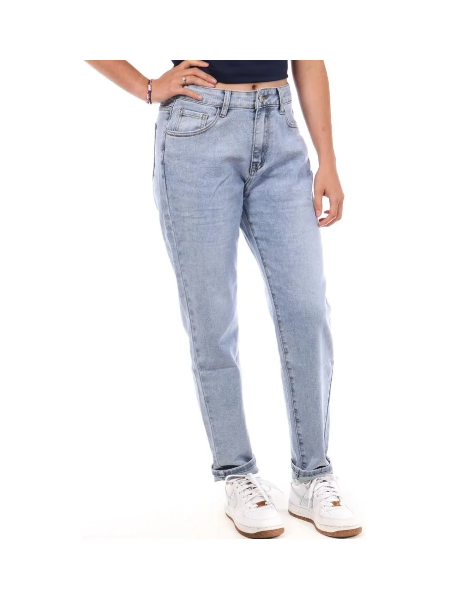 Jean Slim Bleu Femme Monday Premium Mom 2