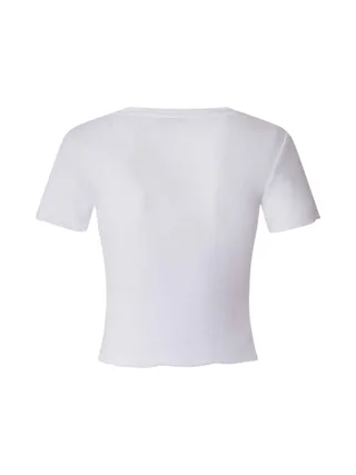 T-shirt Blanc Femme Pepe Jeans Cara 2