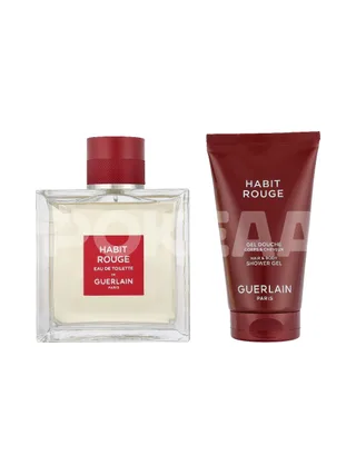 Guerlain Habit Rouge Giftset 175ml - Edt Spray 100ml/Shower Gel 75ml 2