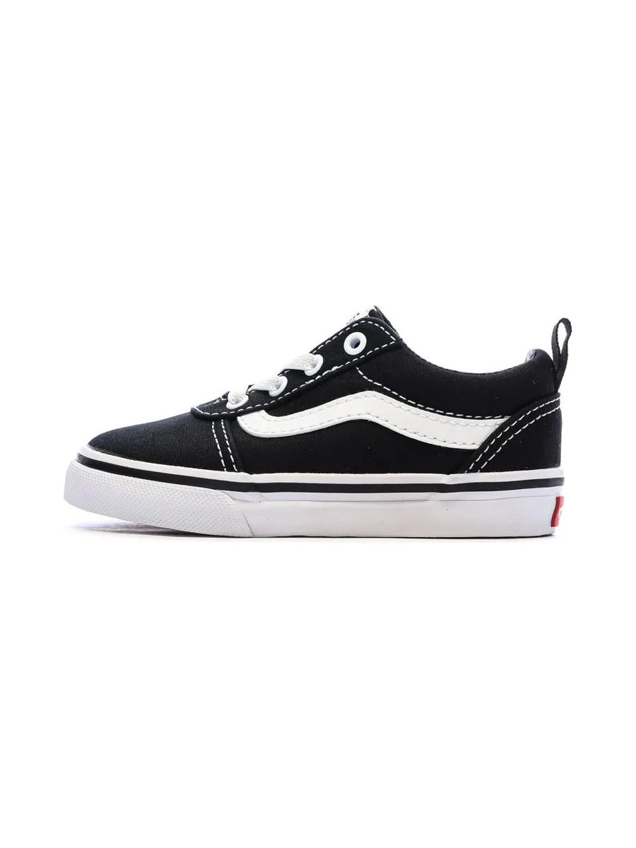 Baskets Noires/Blanches Enfant Vans Ward Slip-on 2