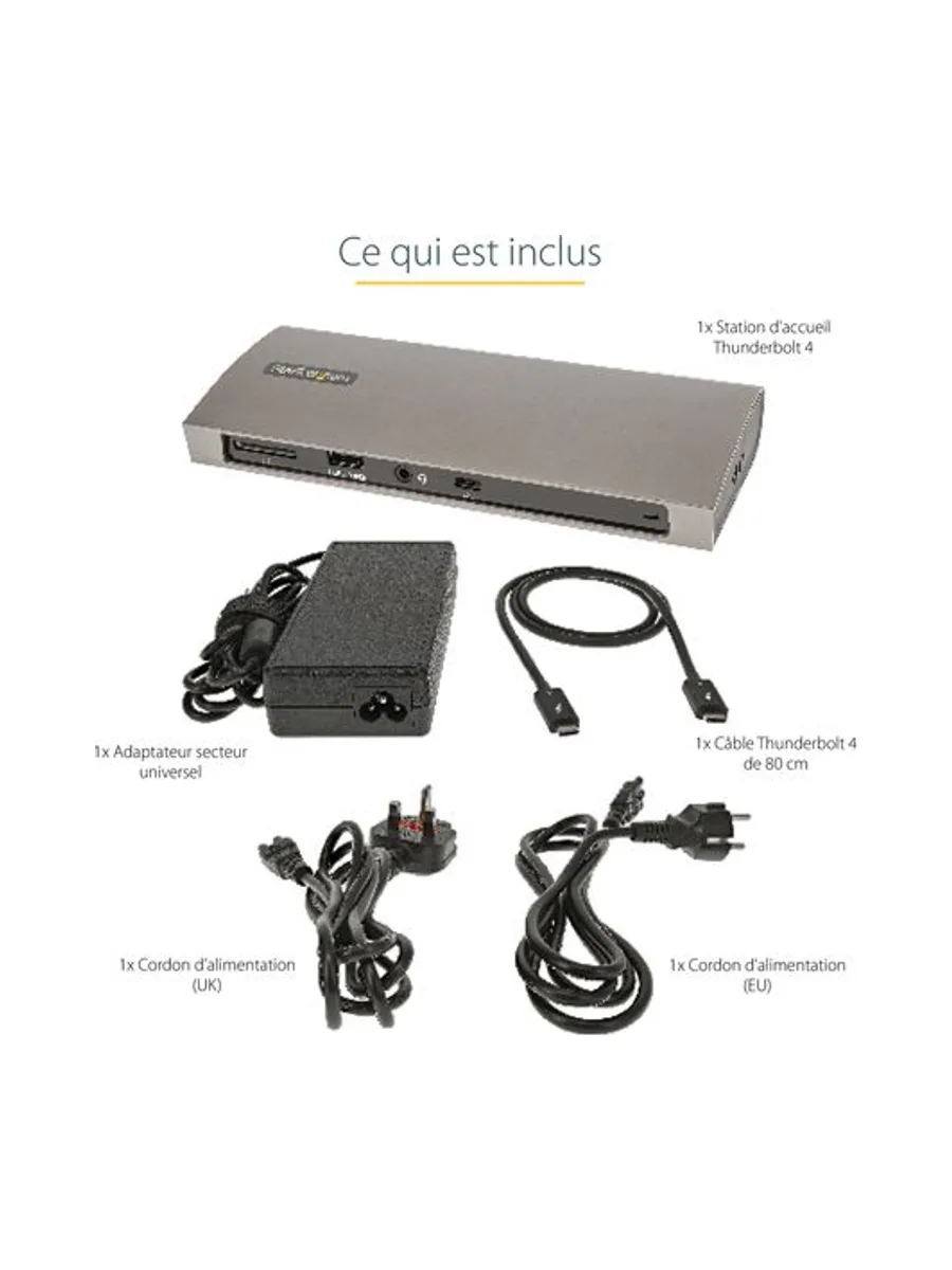 StarTech.com TB4CDOCKUE laptop dock/port replicator 13
