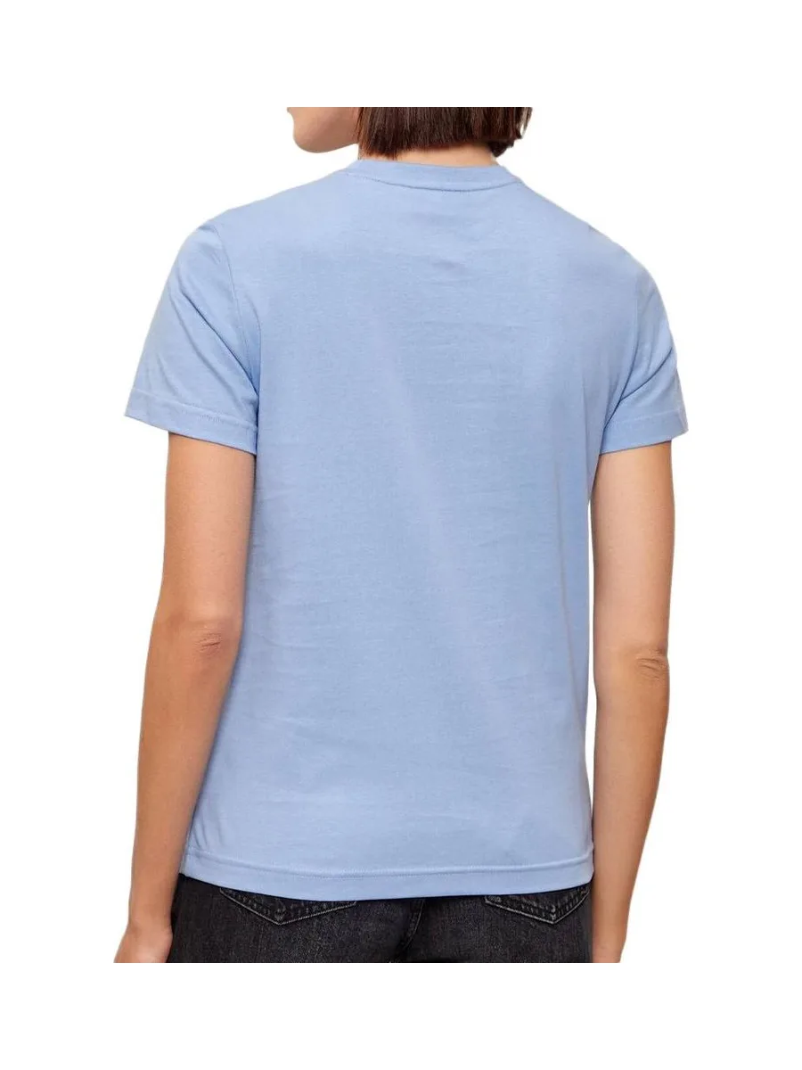 T-Shirt Bleu Femme Calvin Klein Jeans Archive 2