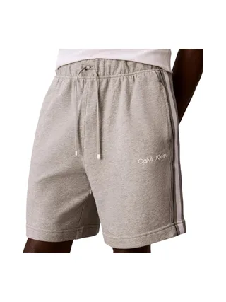 Short Gris Homme Calvin Klein Jeans Logo Tape Terry 1