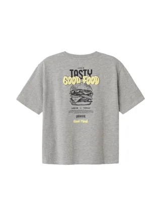 T-shirt Gris/Jaune Garçon Name it Mtibilbo 2