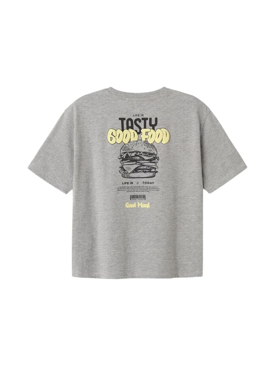 T-shirt Gris/Jaune Garçon Name it Mtibilbo 2