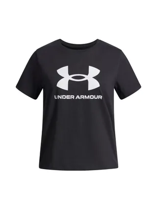 T-Shirt Noir Fille Under Armour Big Logo 1