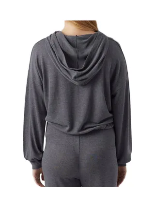 Sweat à Capuche Gris Femme Mamalicious Cassie 2