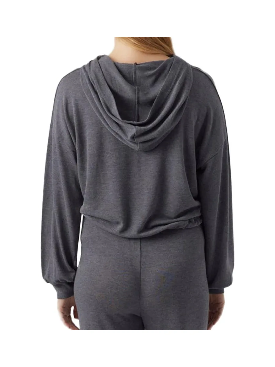 Sweat à Capuche Gris Femme Mamalicious Cassie 3