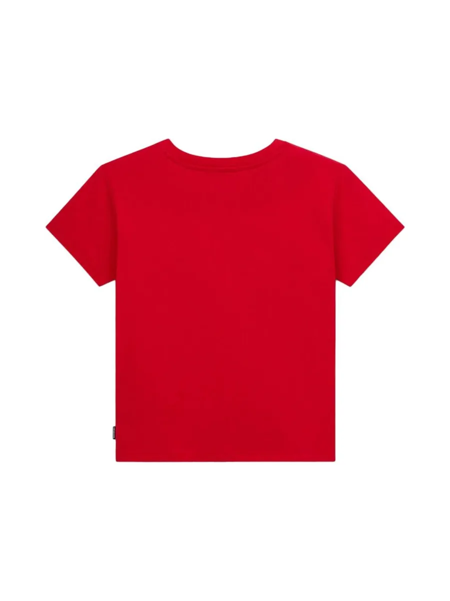 T-Shirt Rouge Femme Converse Jersey 3