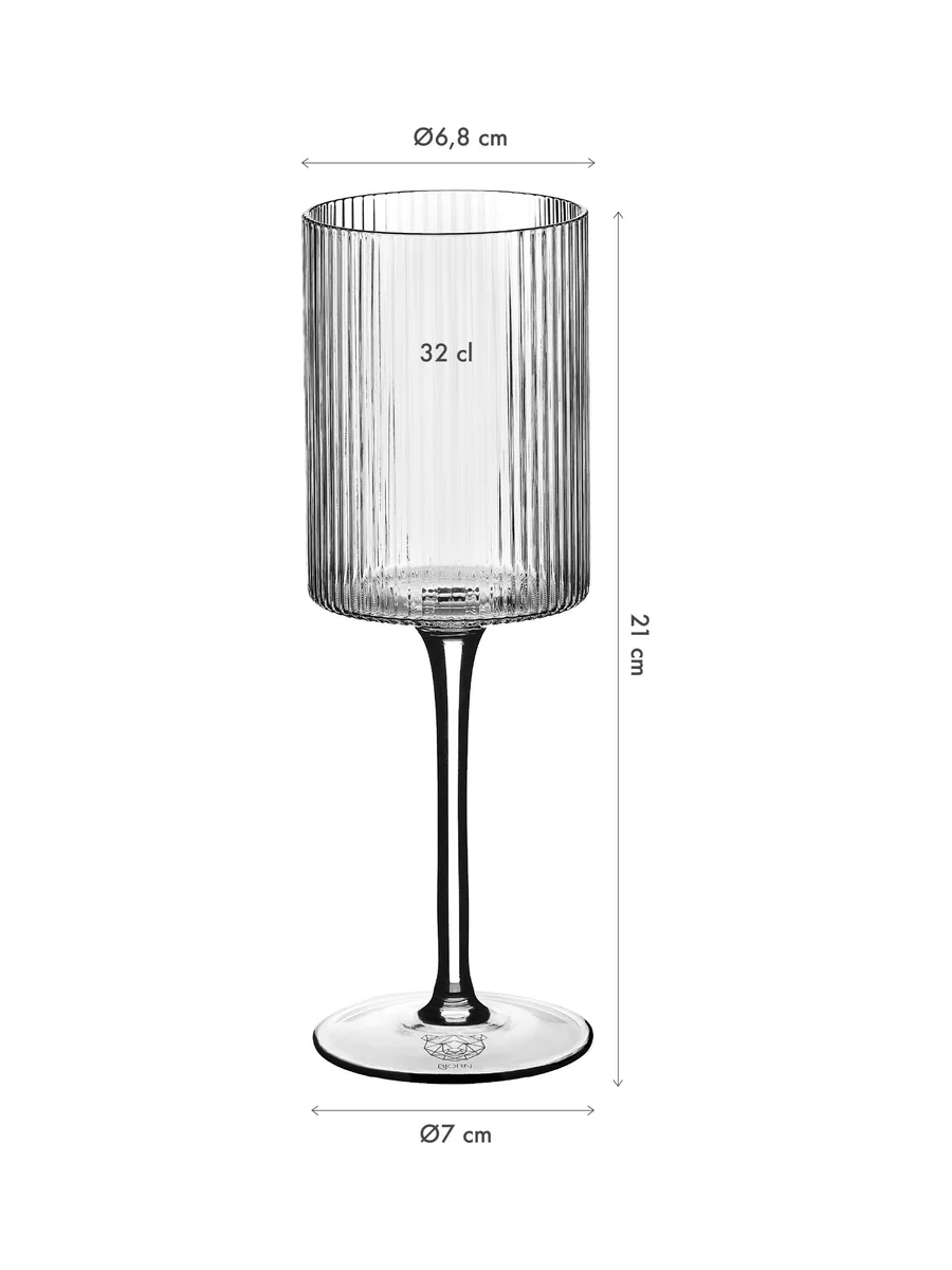 Verre à pied 32cl LINJE - 6 pièces 3