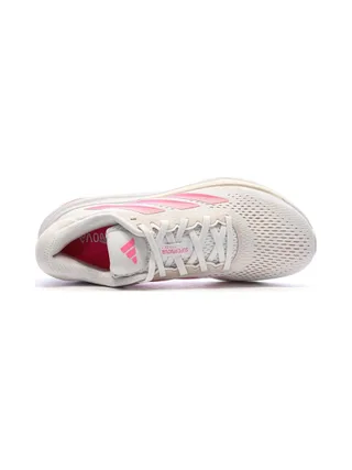 Baskets Blanches/Roses Femme Adidas Stride 4