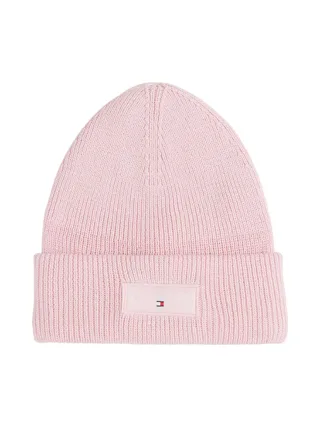 Bonnet Rose clair Femme Tommy Hilfiger Linear Beanie 1