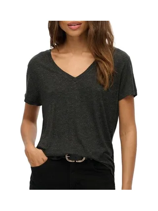 T-Shirt Gris Foncé Femme Superdry Studioss 1