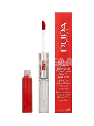 Pupa Made to Last Lip Duo Lipstick 8ml - #018 Imperial Red / 2x4ml 1
