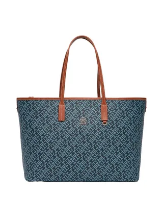 Sac Cabas Bleu Femme Tommy Hilfiger Th Monoplay 1